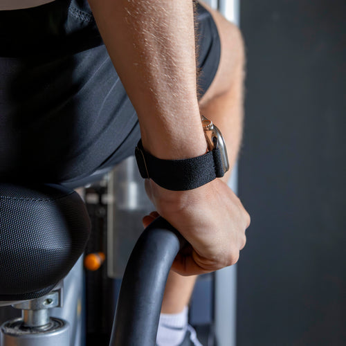 Apple Watch elastisch bandje (zwart)