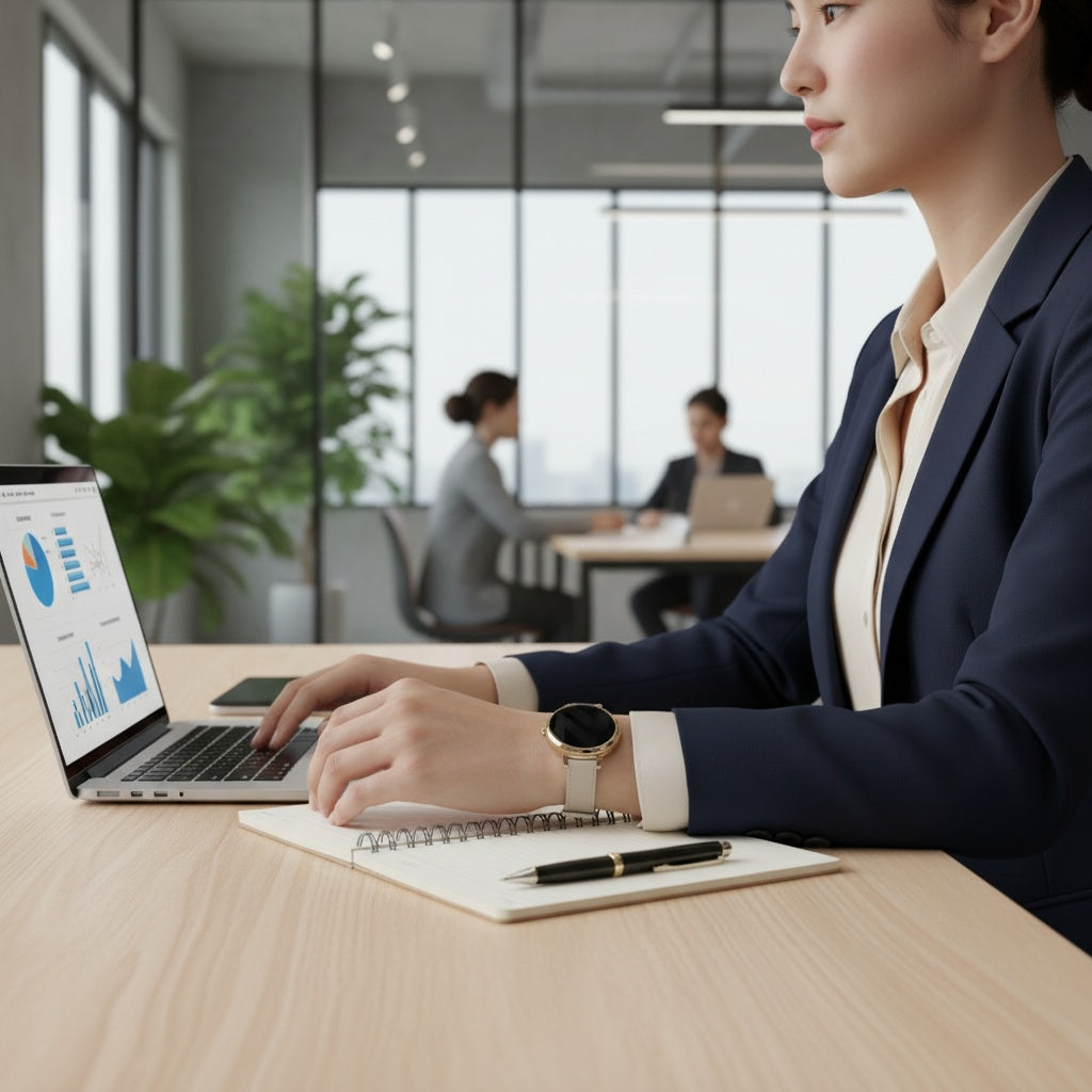 Leren horlogeband 14mm - universeel - beige