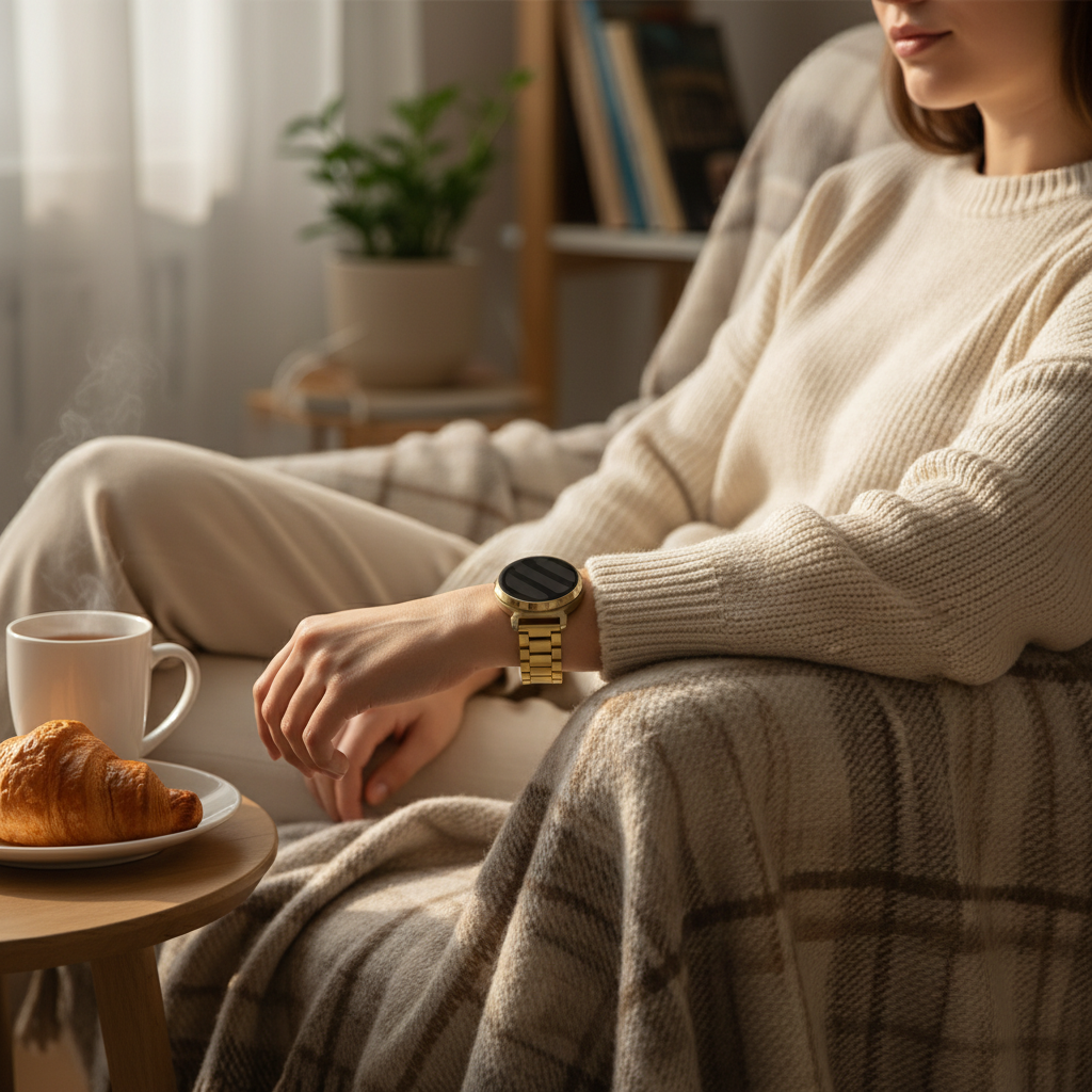 Garmin Lily 2 stalen band (goud)