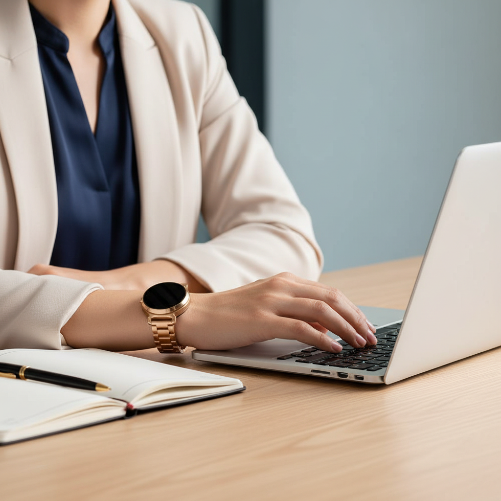 Garmin Lily 2 stalen band (rosé goud)