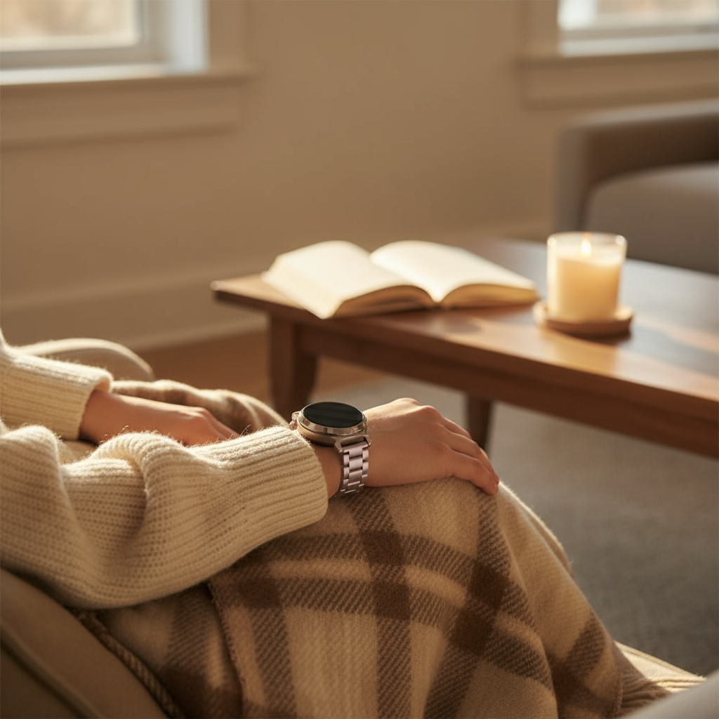 Garmin Lily 2 stalen band (roze)