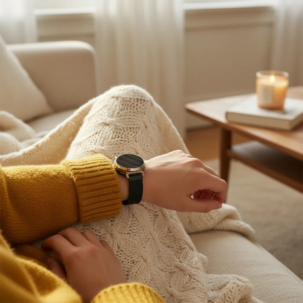 Garmin Lily 2 Milanese band (zwart)