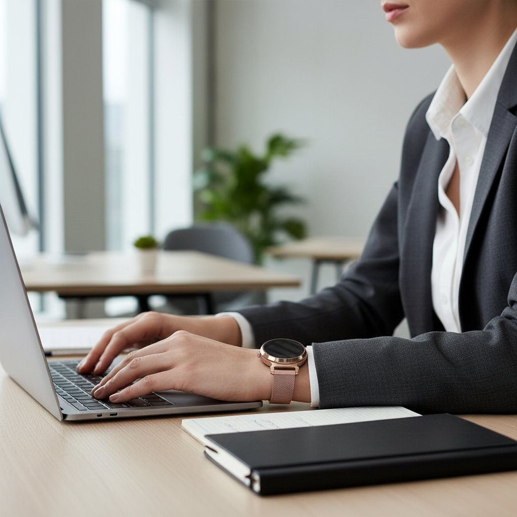 Garmin Lily 2 Milanese band (roze)