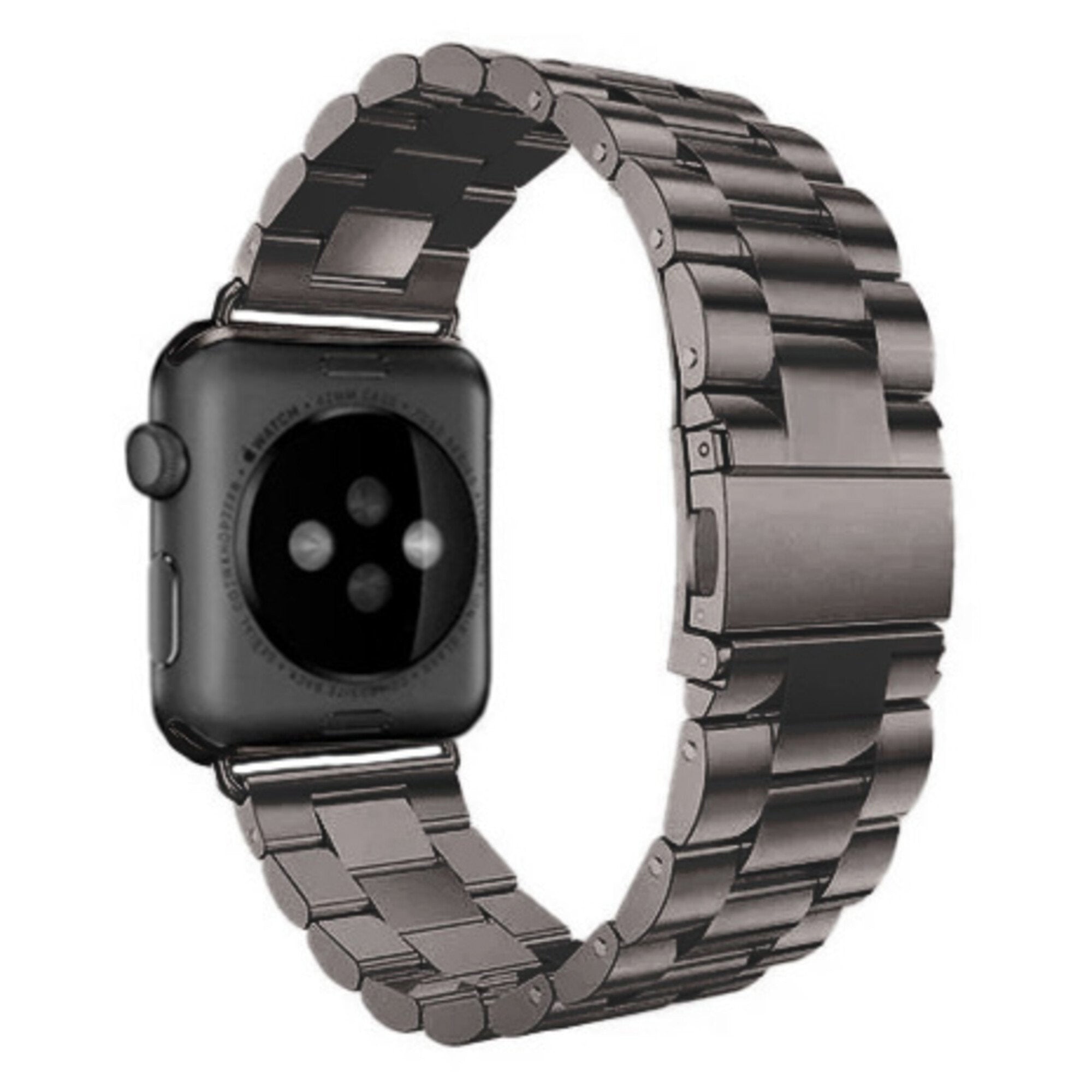 Apple Watch stalen band (donkergrijs)
