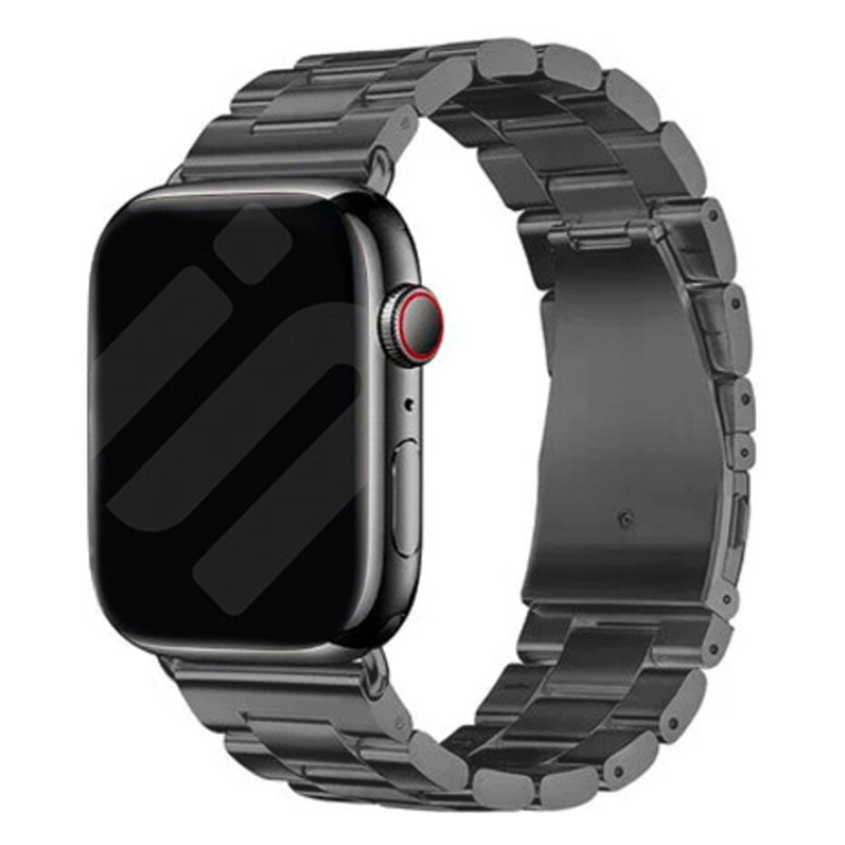 Apple Watch stalen band (donkergrijs)