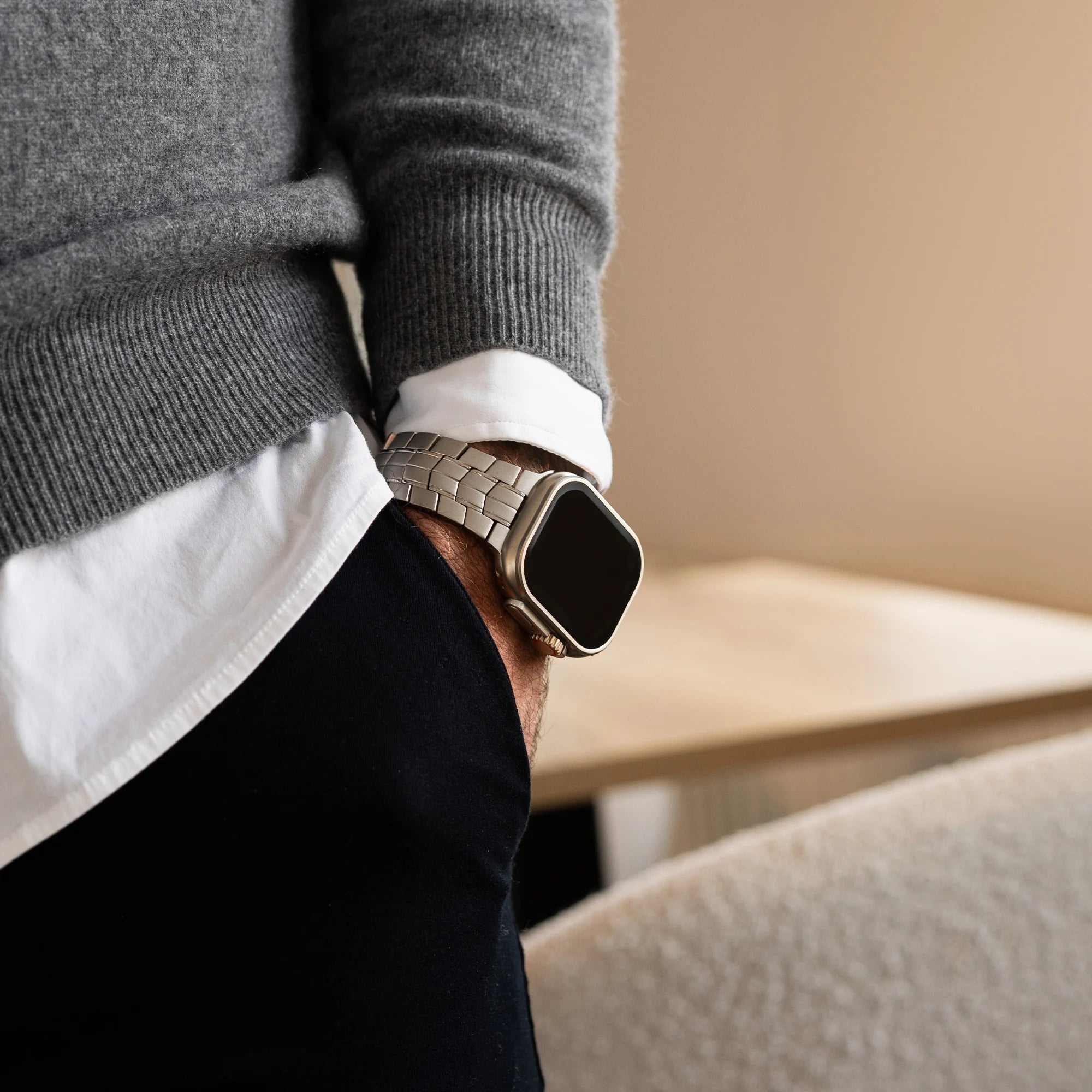 Bandz Apple Watch titanium band 'Supreme' (titanium)