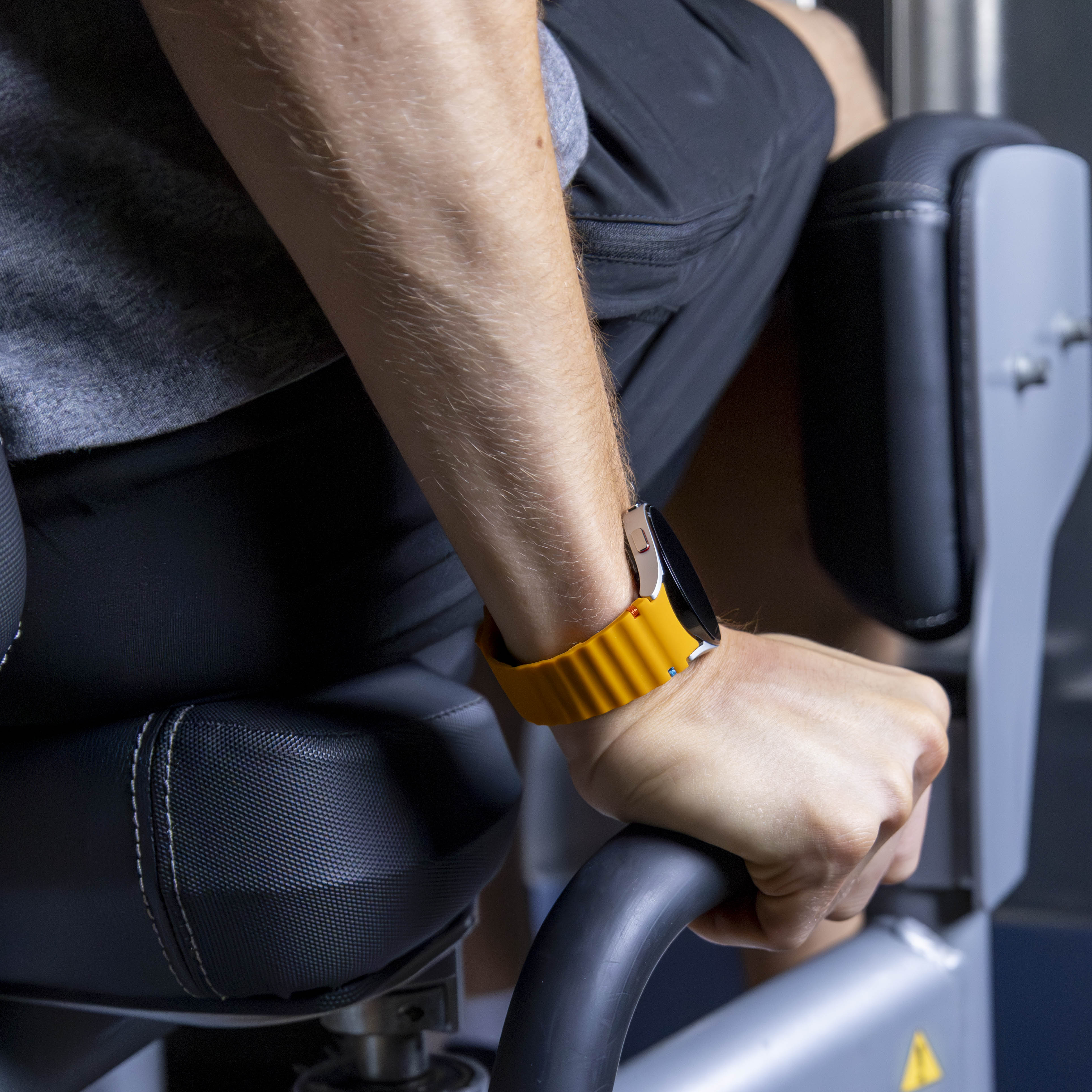 Samsung Galaxy Watch 7 - 44mm Wave bandje (geel)