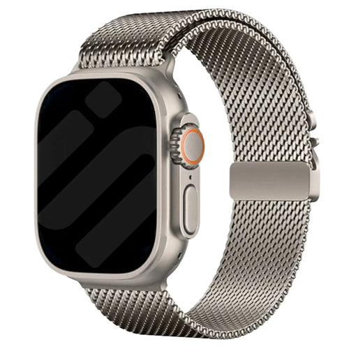 Apple Watch Modern Milanese band (titanium)