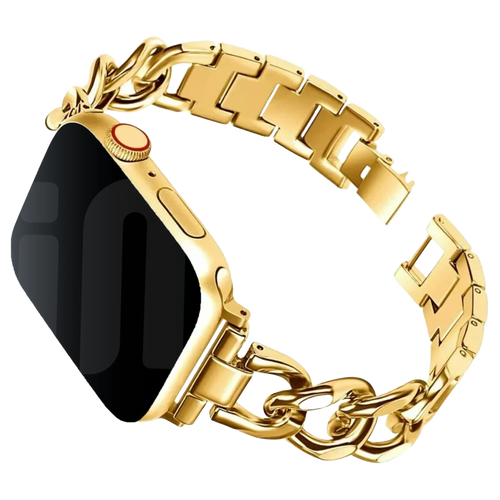 Apple Watch steel chain band (goud)