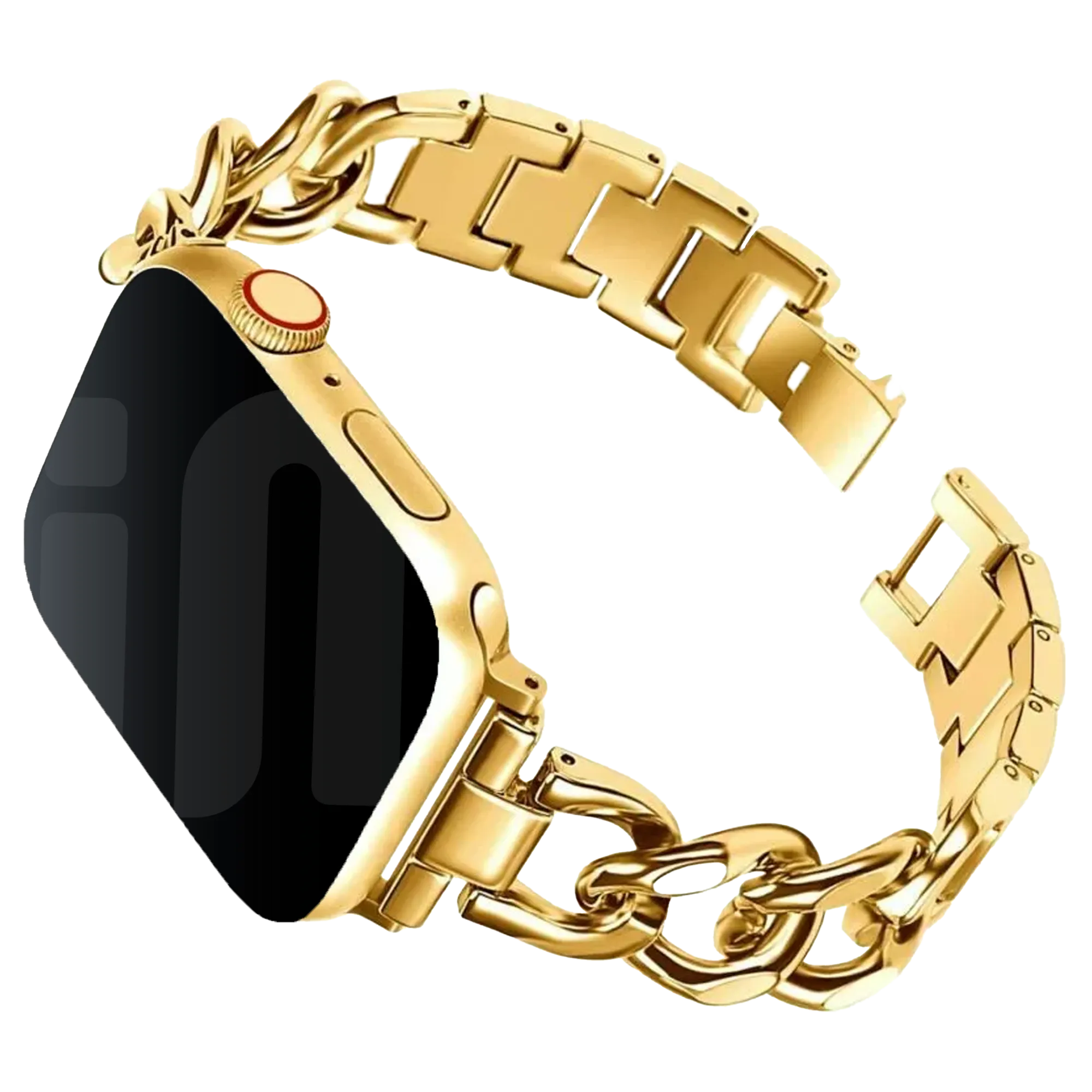 Apple Watch Steel Chain Strap (Gold)