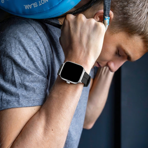 Xiaomi Smart Band 8 Pro  D-buckle siliconen bandje (zwart)