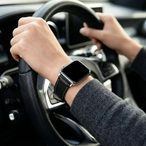 Redmi Watch 4 Leather Strap (Black)