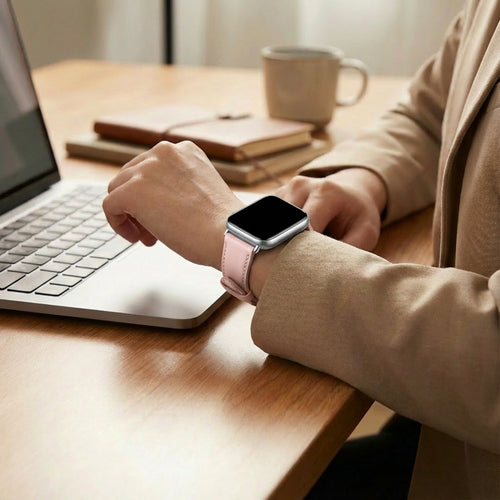 Redmi Watch 5 leren bandje (roze)