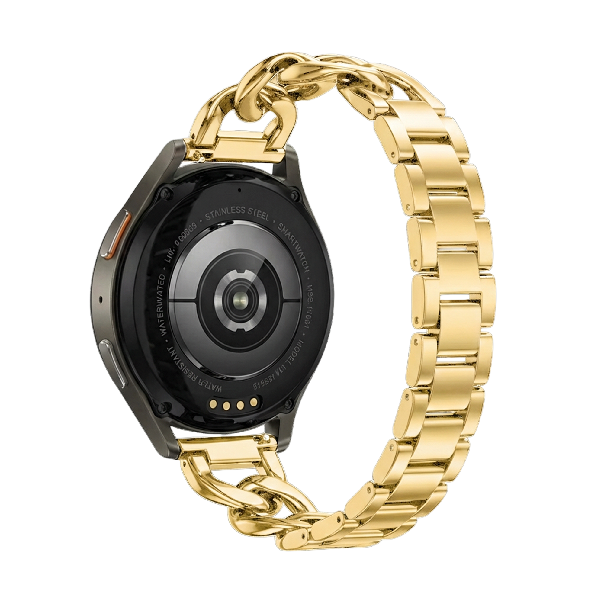 Amazfit Active 2 steel chain band (goud)