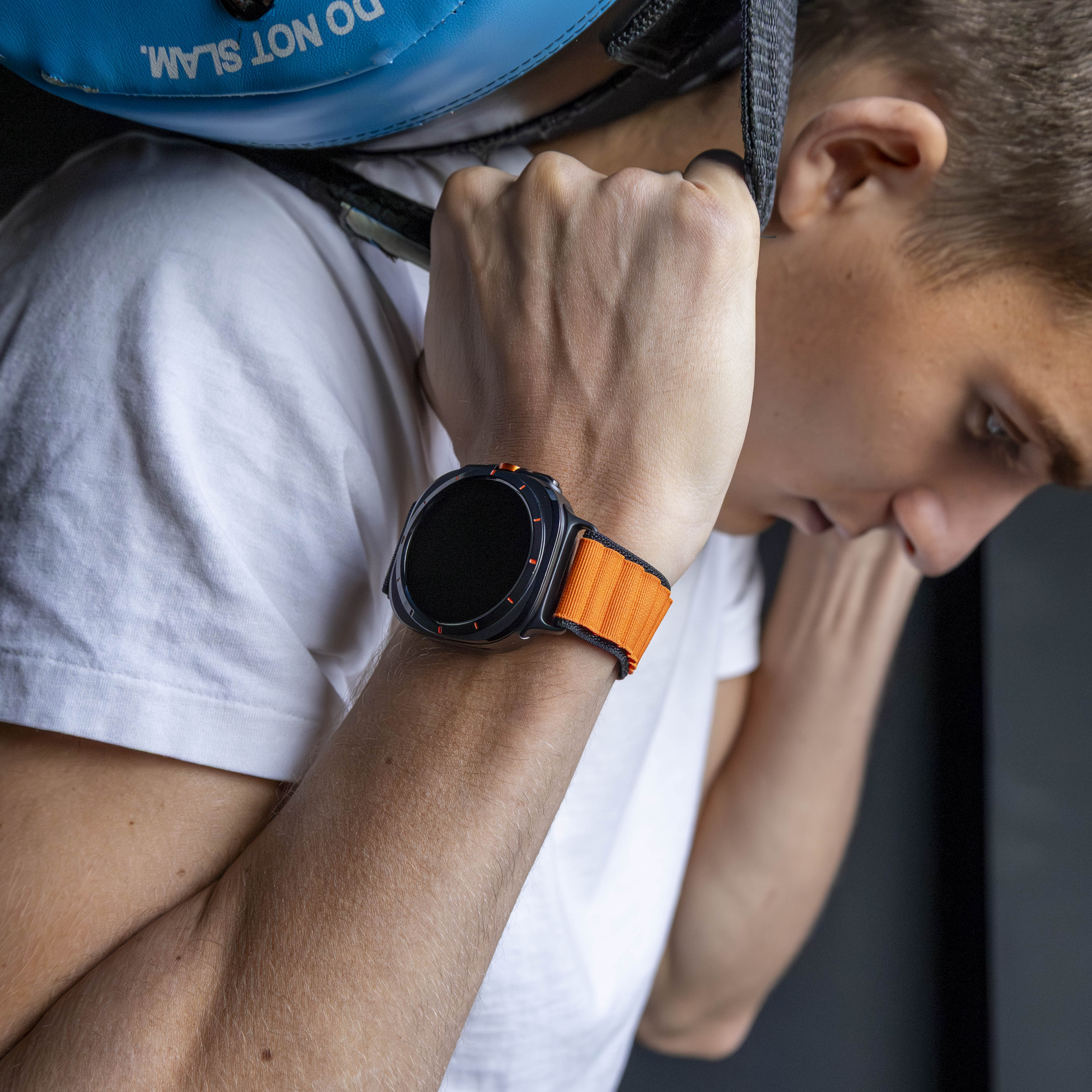 Samsung Galaxy Watch Ultra Alpine band (zwart/oranje)
