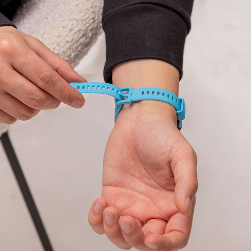 Samsung Galaxy Fit 3 siliconen bandje (lichtblauw)