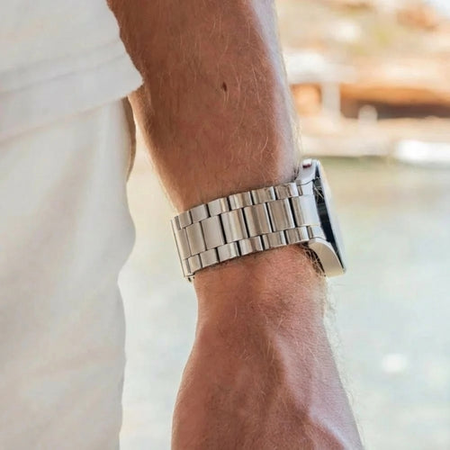 Samsung Galaxy Watch FE titanium bandje (zilver)