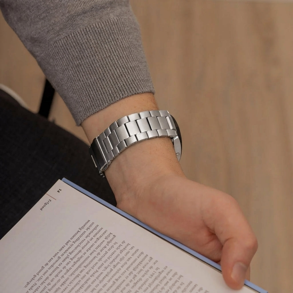 Samsung Galaxy Watch FE titanium bandje (zilver)