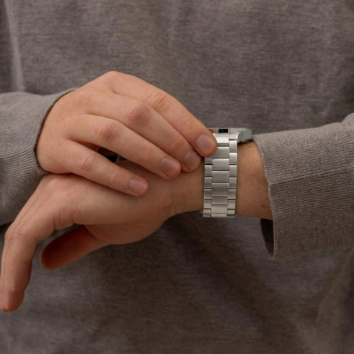 Samsung Galaxy Watch FE titanium bandje (zilver)