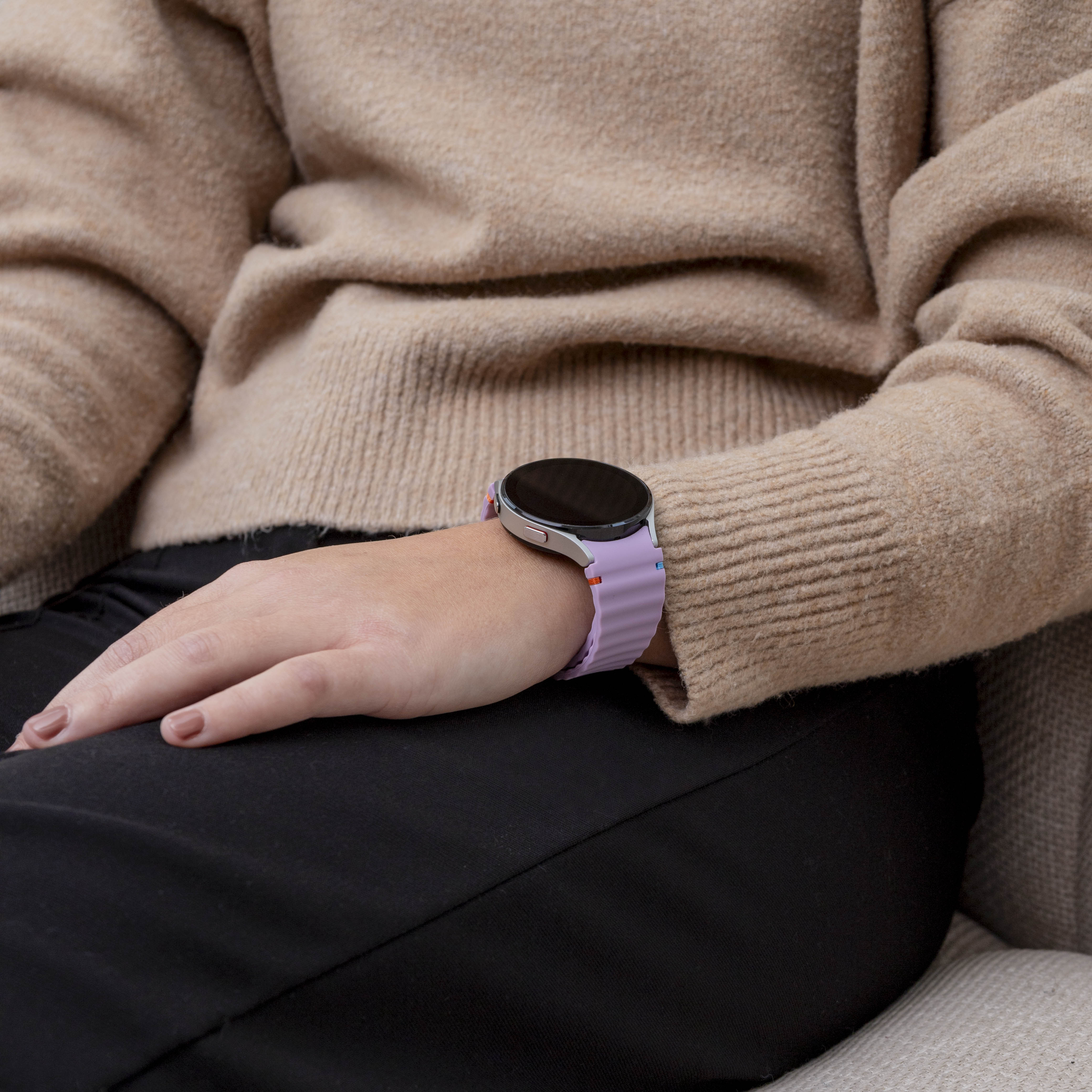 Samsung Galaxy Watch 7 - 44mm Wave bandje (lavendel)