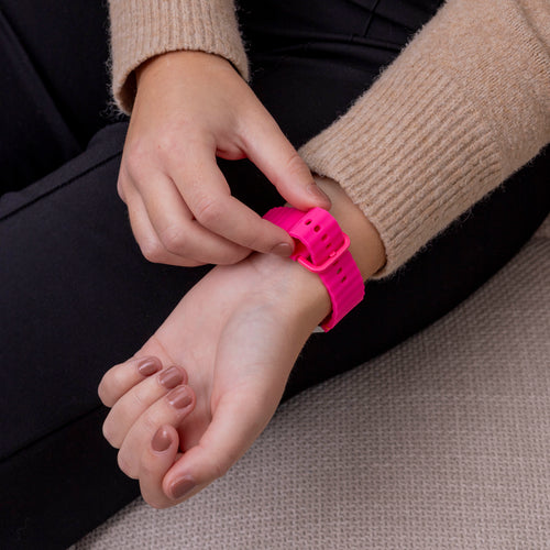 Samsung Galaxy Watch 6 44mm Wave Strap (Bright Pink)