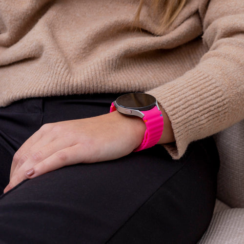 Samsung Galaxy Watch 6 44mm Wave Strap (Bright Pink)