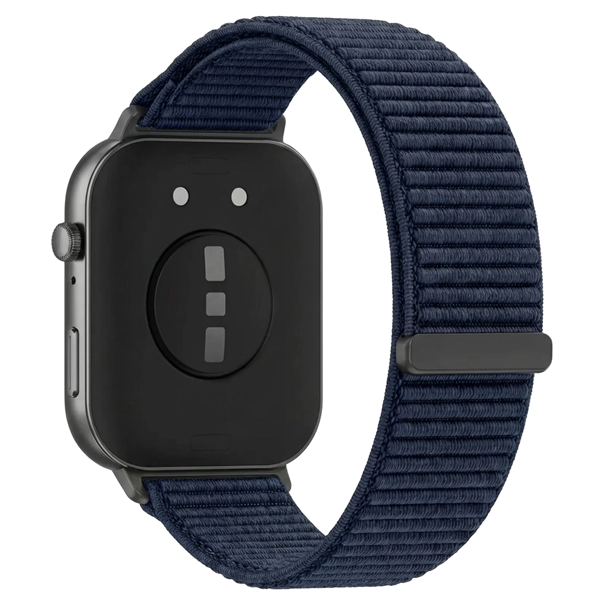 Huawei Watch Fit 5 Pro nylon wave bandje (donkerblauw)