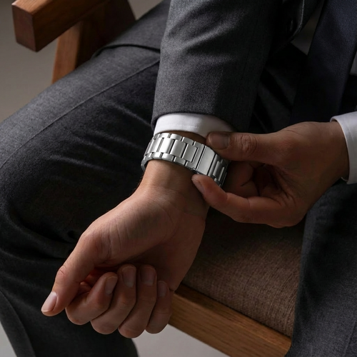 Samsung Galaxy Watch 8 - 44mm titanium bandje (zilver)