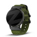 Bandz Garmin Vivoactive 5 nylon band met gesp (groen)