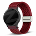 Bandz Garmin Vivoactive 5 Vintage Nylon Strap (Wine Red)