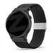 Bandz Garmin Vivoactive 6 gevlochten nylon band (zwart)