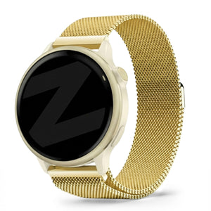 Bandz Garmin Vivoactive 6 Milanese loop band (goud)