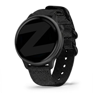 Bandz Garmin Vivoactive 6 Buckled Nylon Strap (Black)