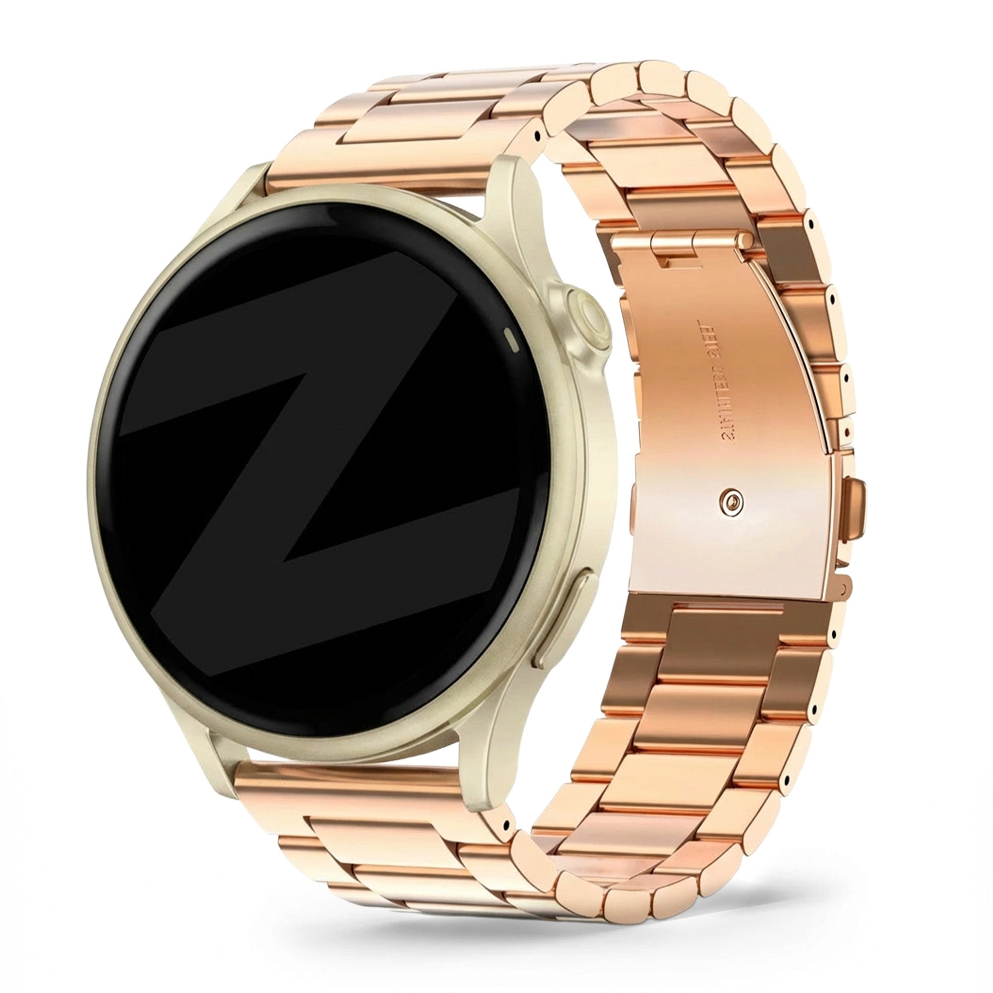 Bandz Garmin Vivoactive 6 Steel Strap 'Classic' (Rose Gold)