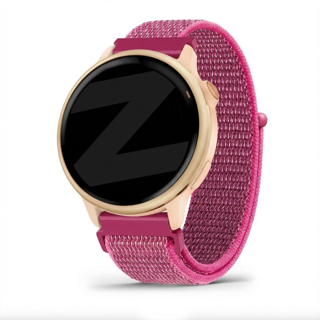 Bandz Garmin Vivoactive 6 nylon loop band (dragonfruit)