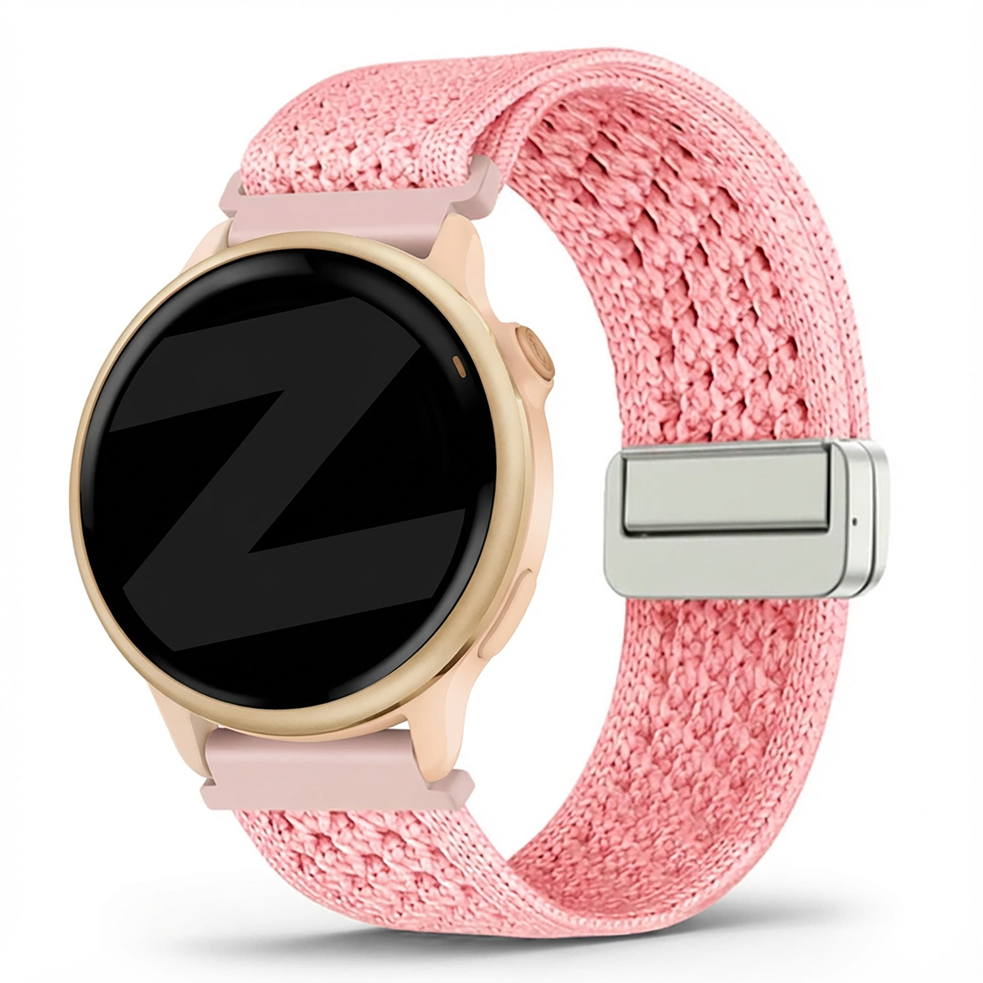 Bandz Garmin Vivoactive 6 vintage nylon band (roze)