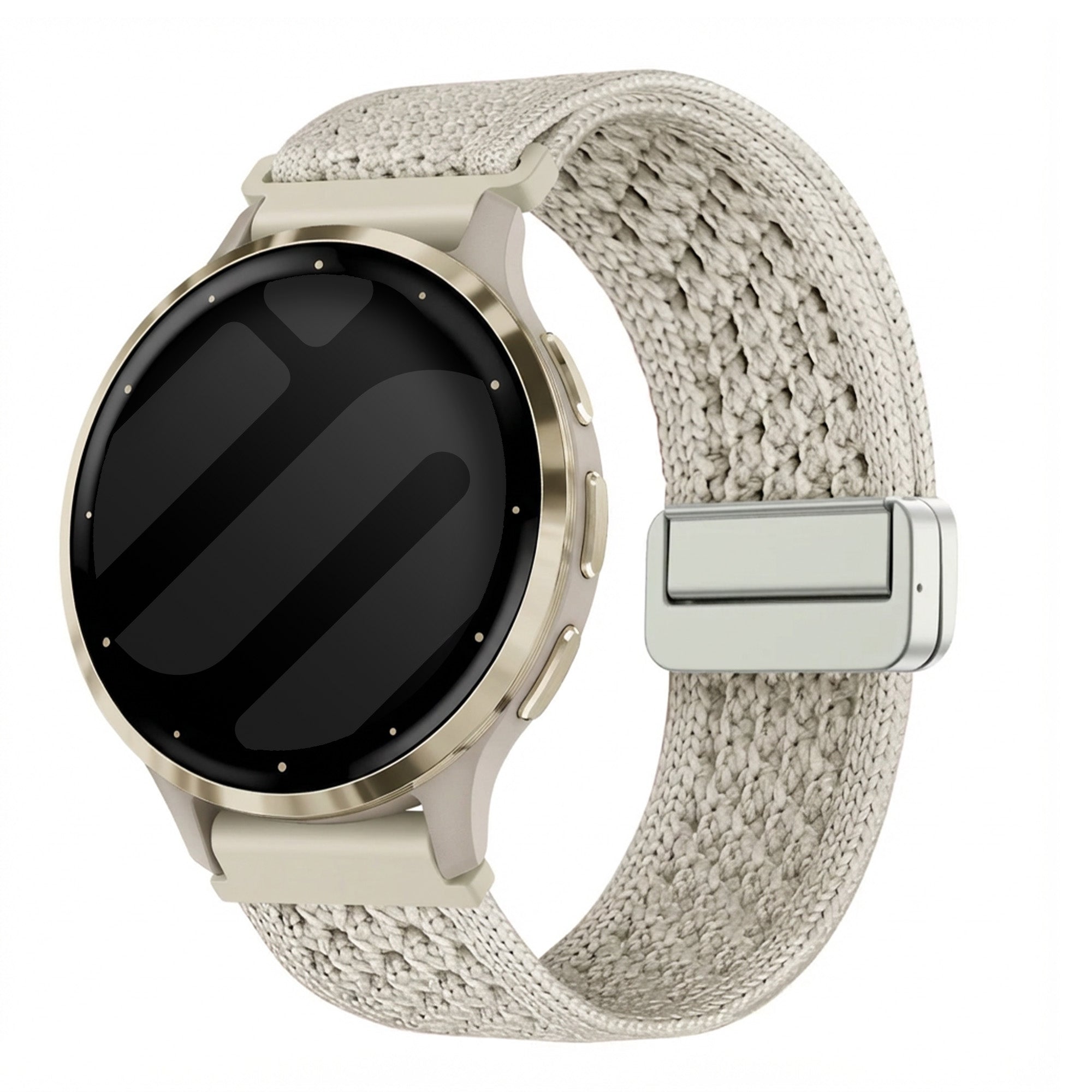 Bandz Garmin Venu 3s vintage nylon band (sterrenlicht)