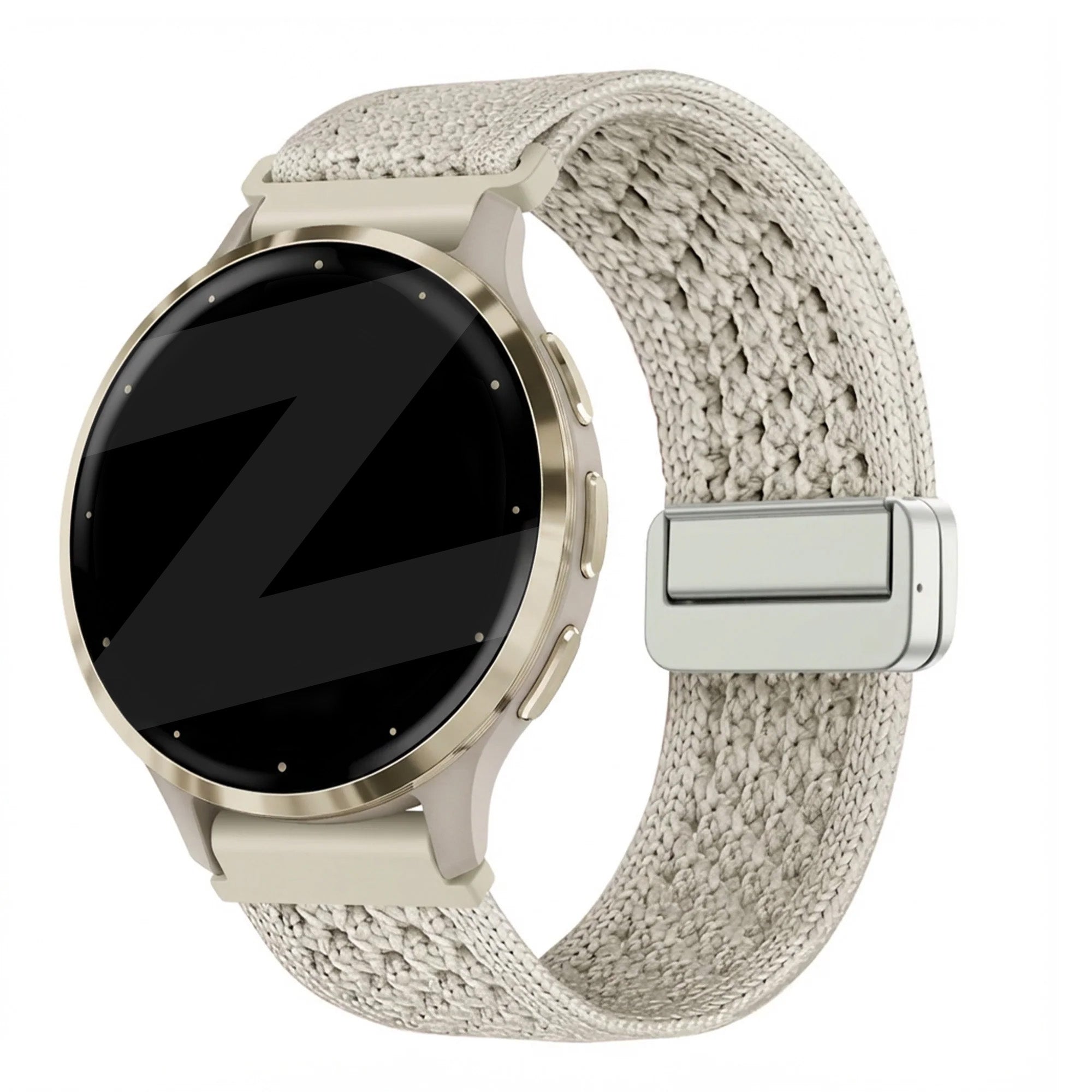 Bandz Garmin Venu 3s vintage nylon band (sterrenlicht)