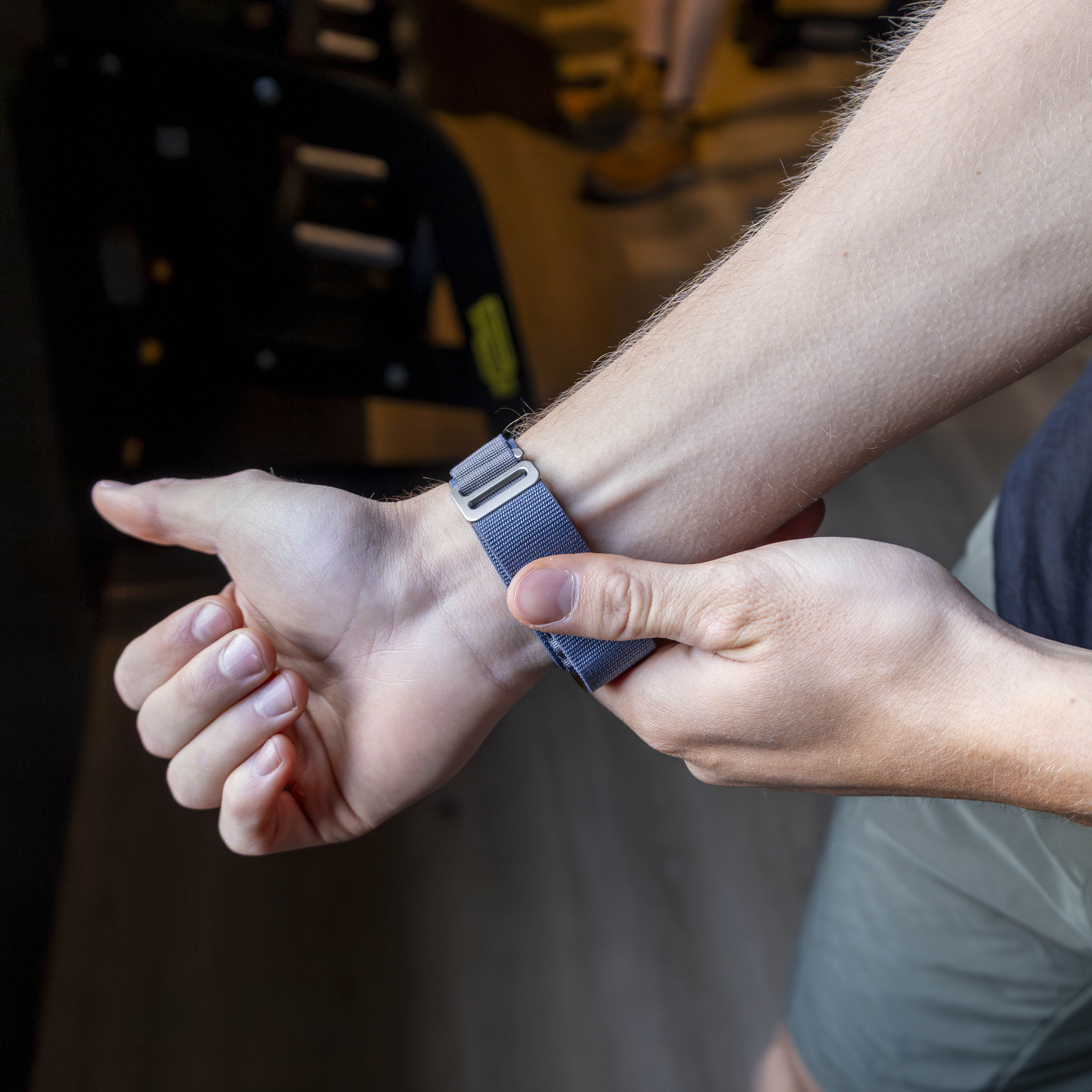 Bandz Withings ScanWatch Nova Alpine Nylon Strap (Greyblue)