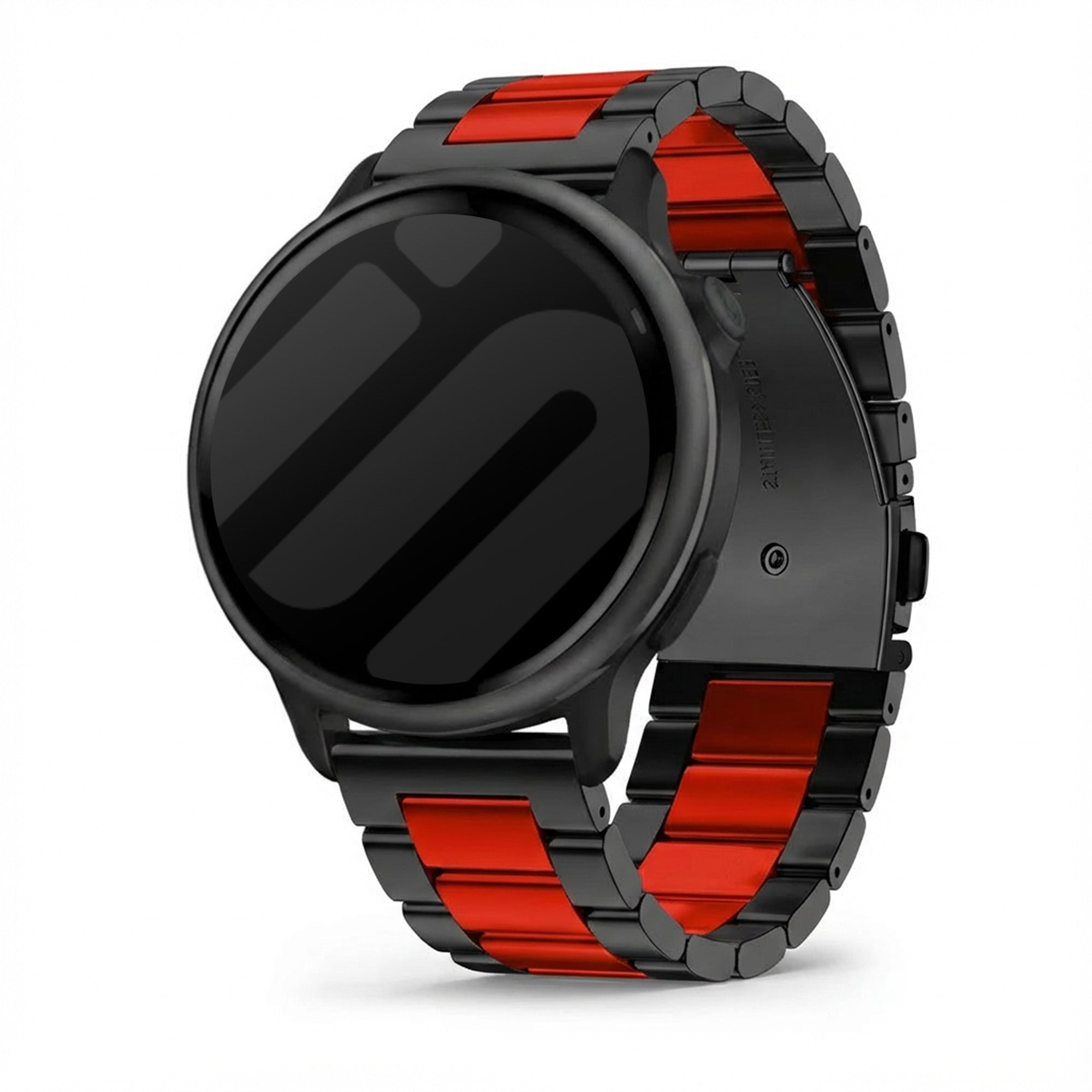 Garmin Vivoactive 6 stalen band (zwart/rood)