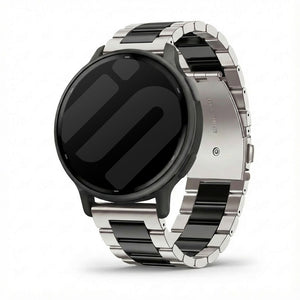 Garmin Vivoactive 5 stalen band (zilver/zwart)