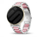 Garmin Vivoactive 5 Steel Strap (Silver/Pink)