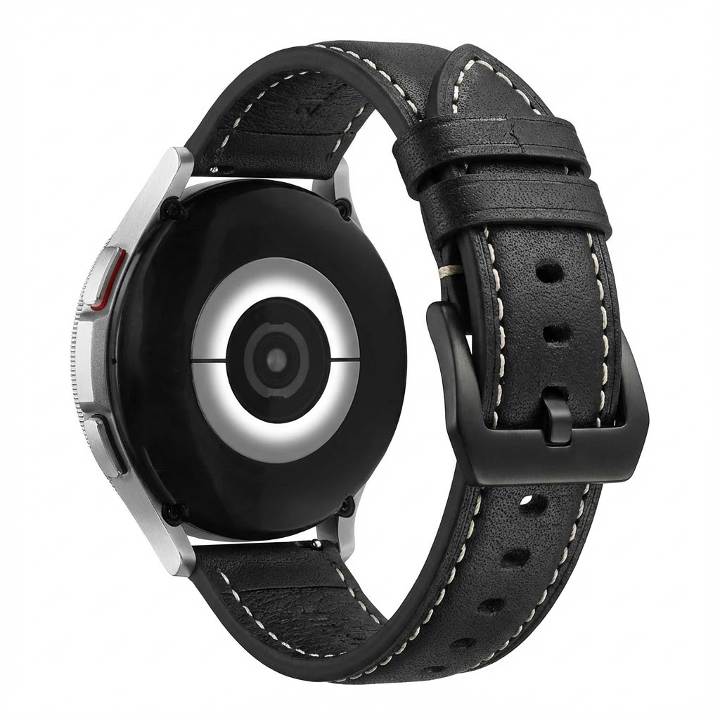 Garmin Venu X1 leren bandje (zwart)