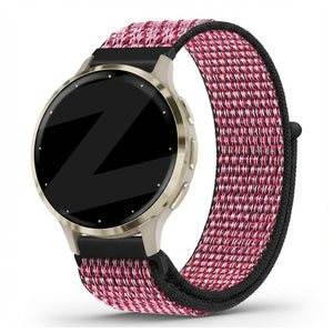 Bandz Garmin Venu 3s Nylon Loop Strap (Crimson Berry)