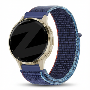 Bandz Garmin Venu 3s Nylon Loop Strap (Dark Blue Mix)