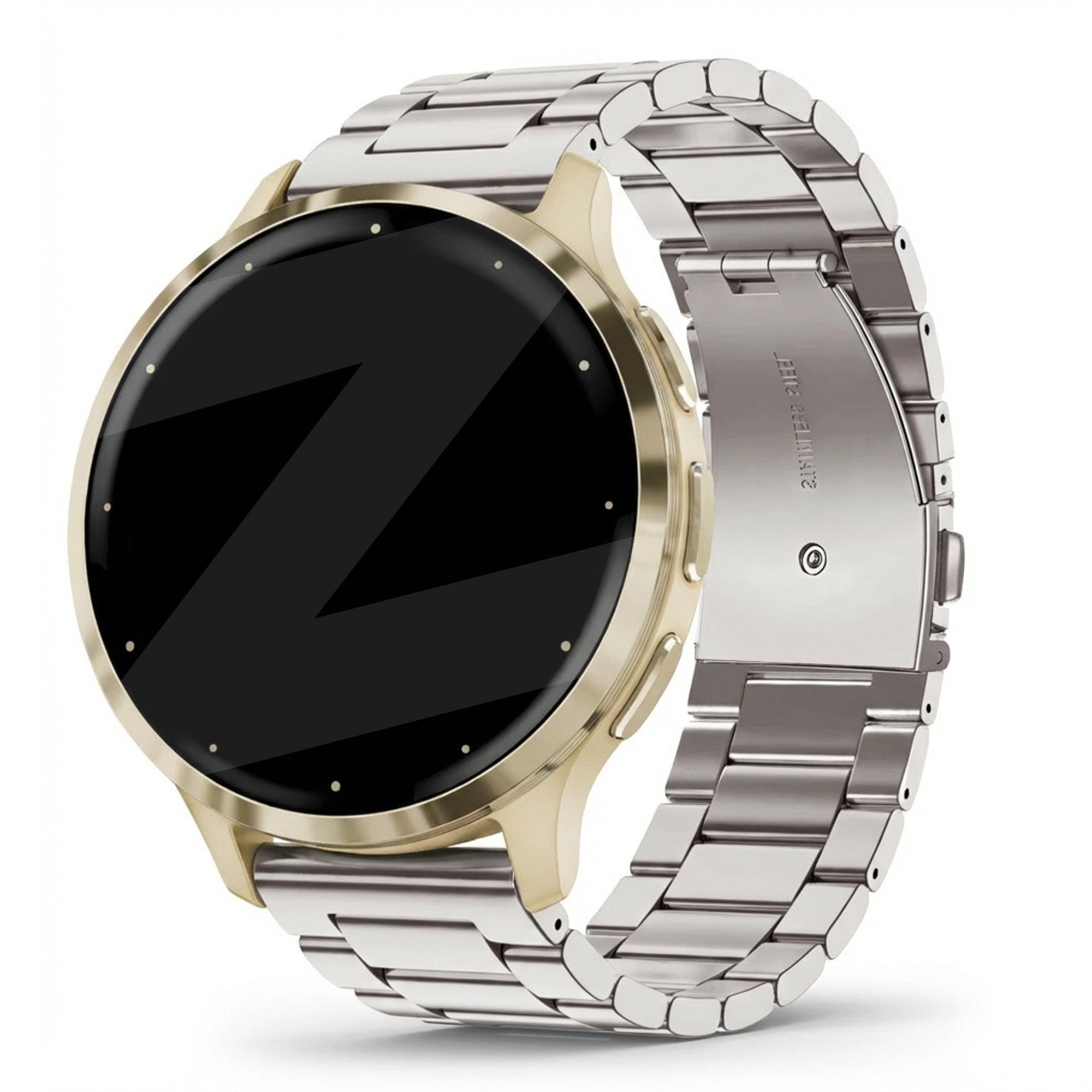 Bandz Garmin Venu 3s stalen band 'Classic' (sterrenlicht)