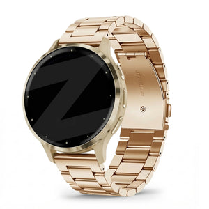 Bandz Garmin Venu 3s stalen band 'Classic' (rosé goud)