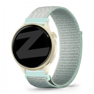Bandz Garmin Vivoactive 6 Nylon Loop Strap (Light Cyan)