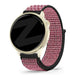 Bandz Garmin Vivoactive 6 Nylon Loop Strap (Crimson Berry)