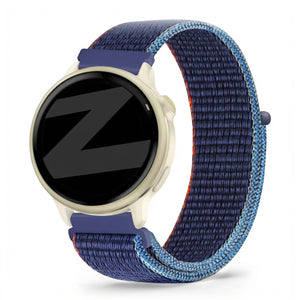 Bandz Garmin Vivoactive 6 Nylon Loop Strap (Dark Blue Mix)